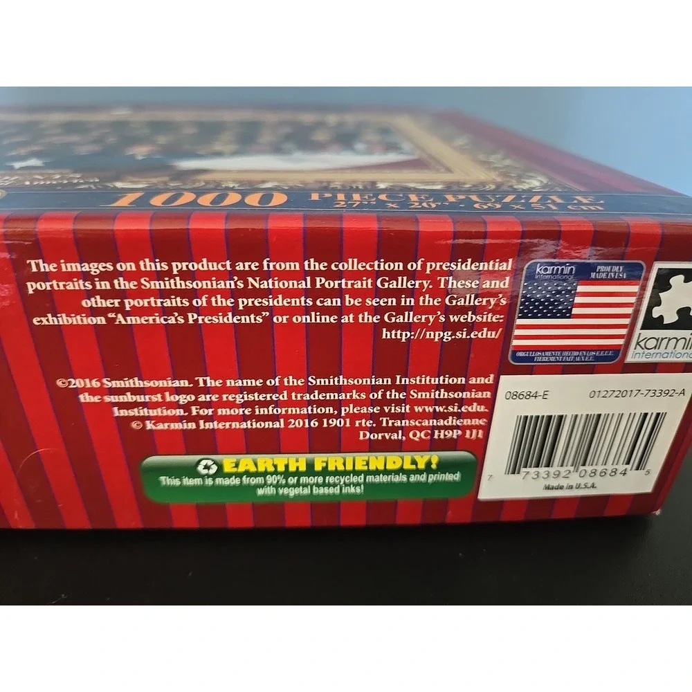 Smithsonian Presidents of the United States 1000 Piece Jigsaw‎ Puzzle Karmin